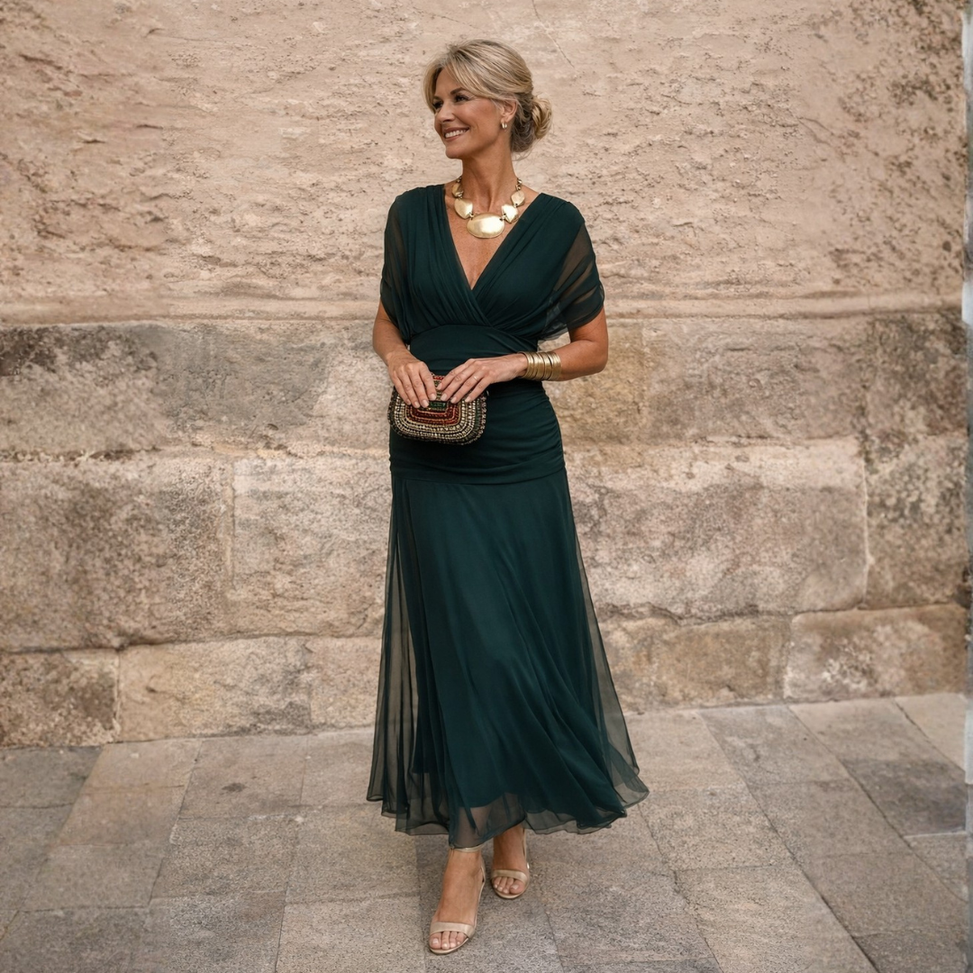 Eliza™ – Elegantní zelené šaty