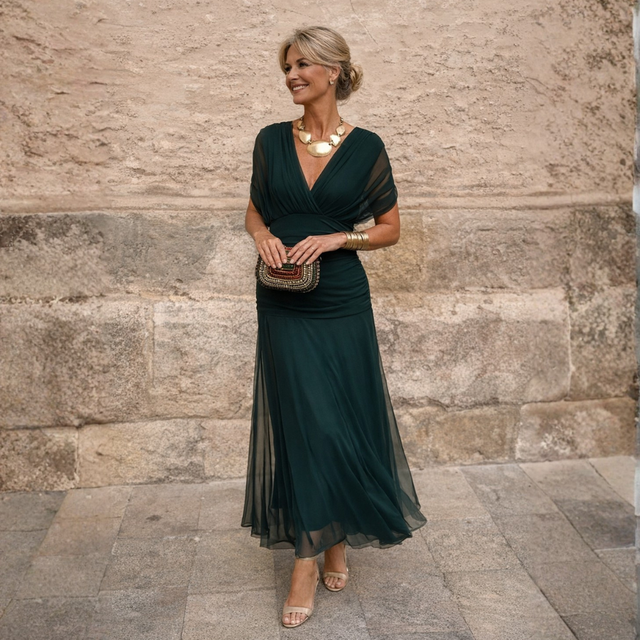 Eliza™ – Elegantní zelené šaty