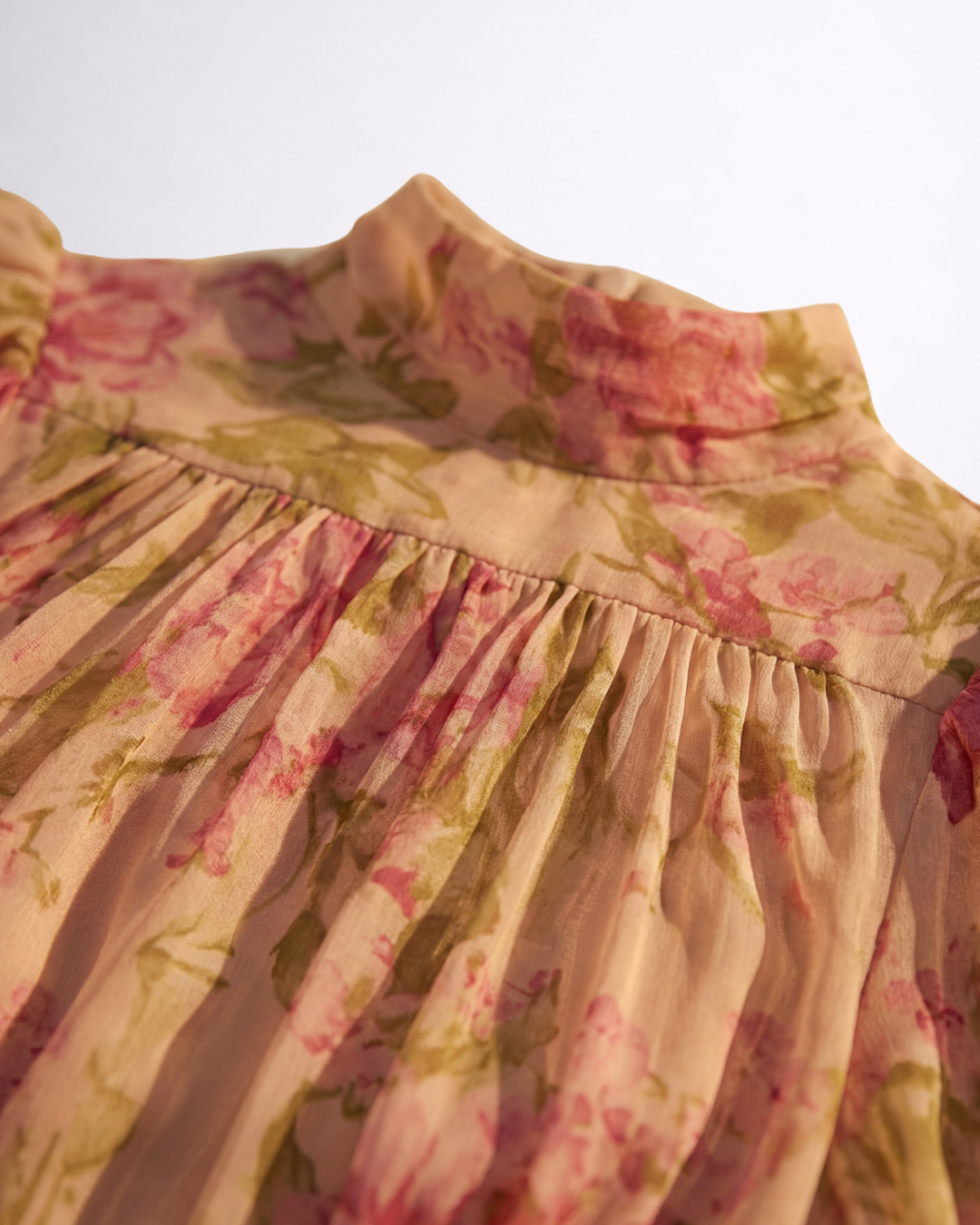 Rosario | Dlouhá květinová šaty z chiffon
