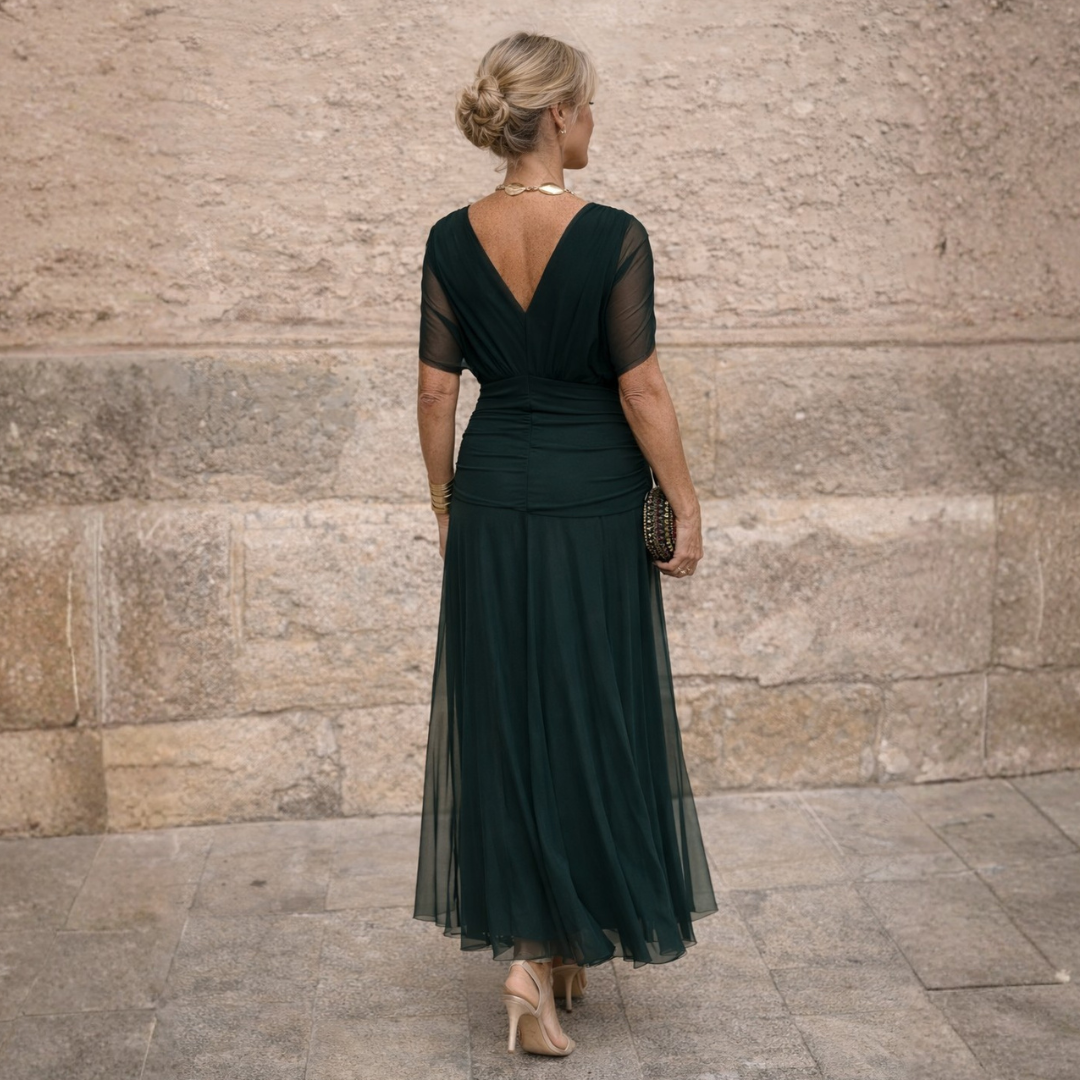 Eliza™ – Elegantní zelené šaty
