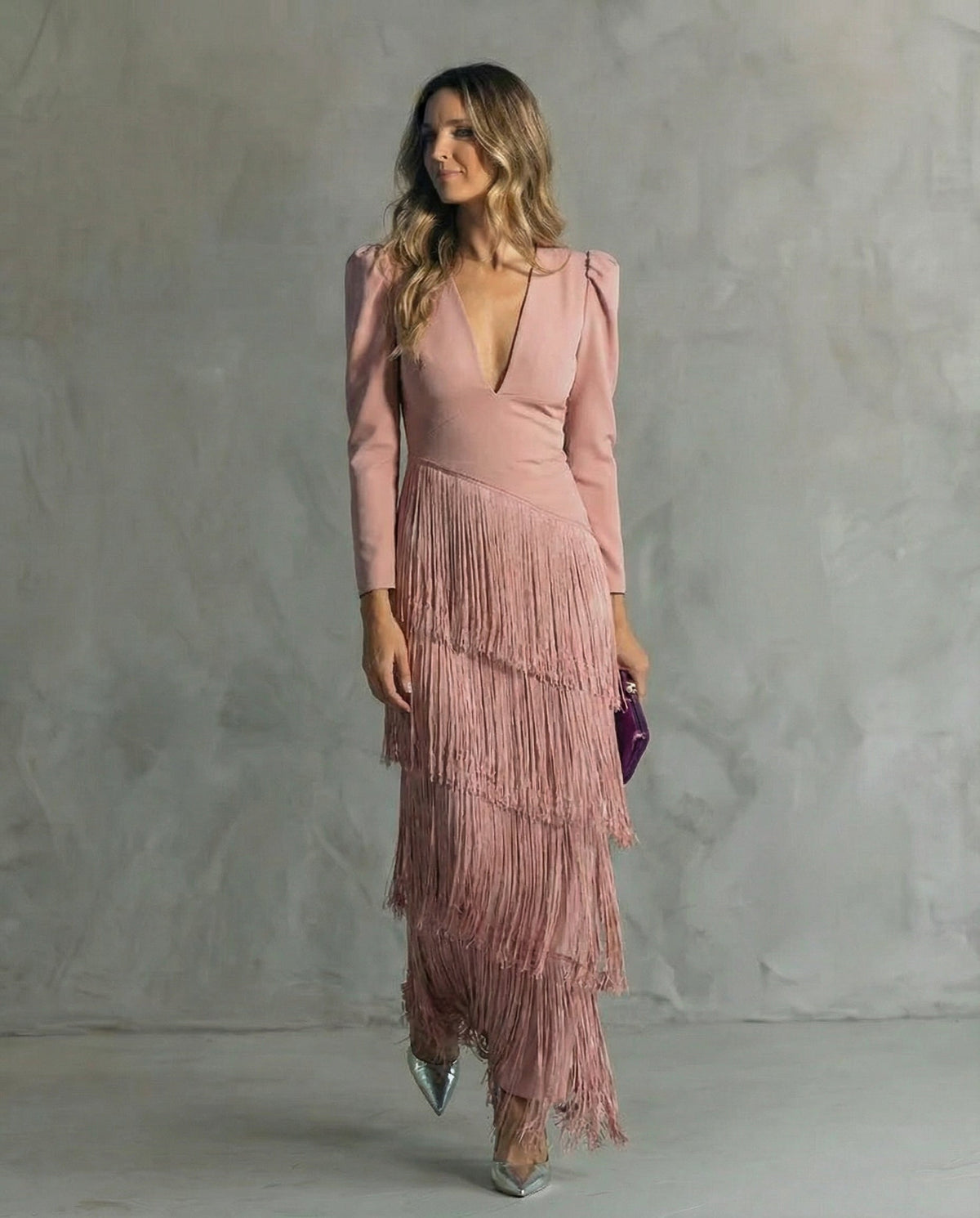 Chiara | Elegantní šaty s třásněmi