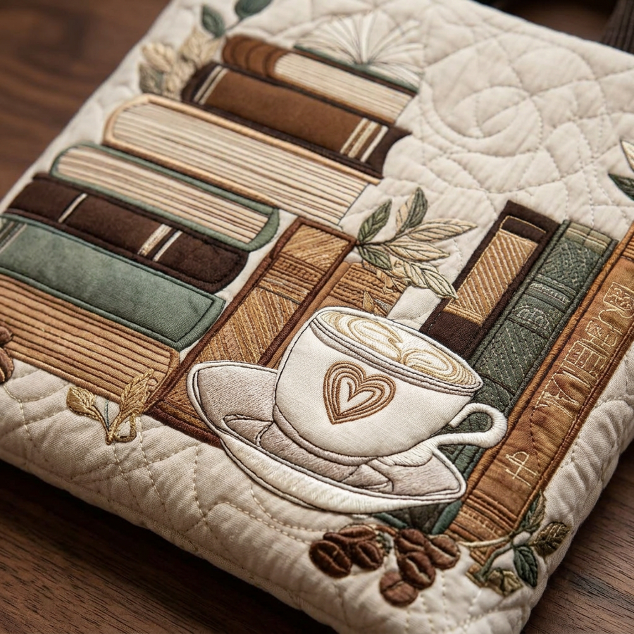 Borsa Artigianale motiv káva – Dvě velikosti