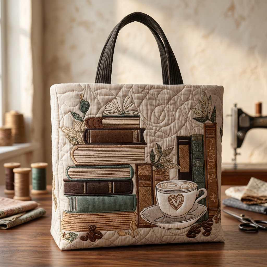 Borsa Artigianale motiv káva – Dvě velikosti