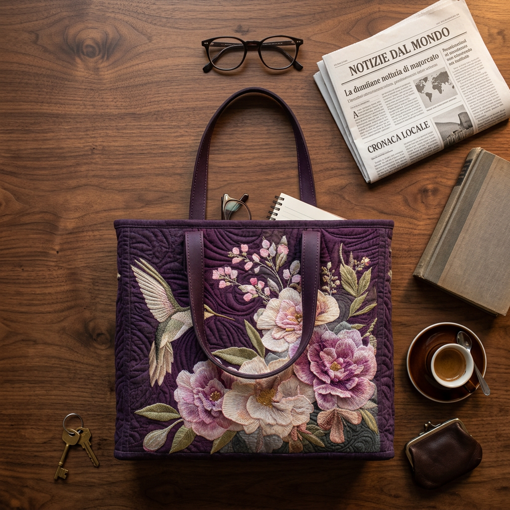 Taška Artigianale kolibřík a orchideje – Elegantní a Praktická