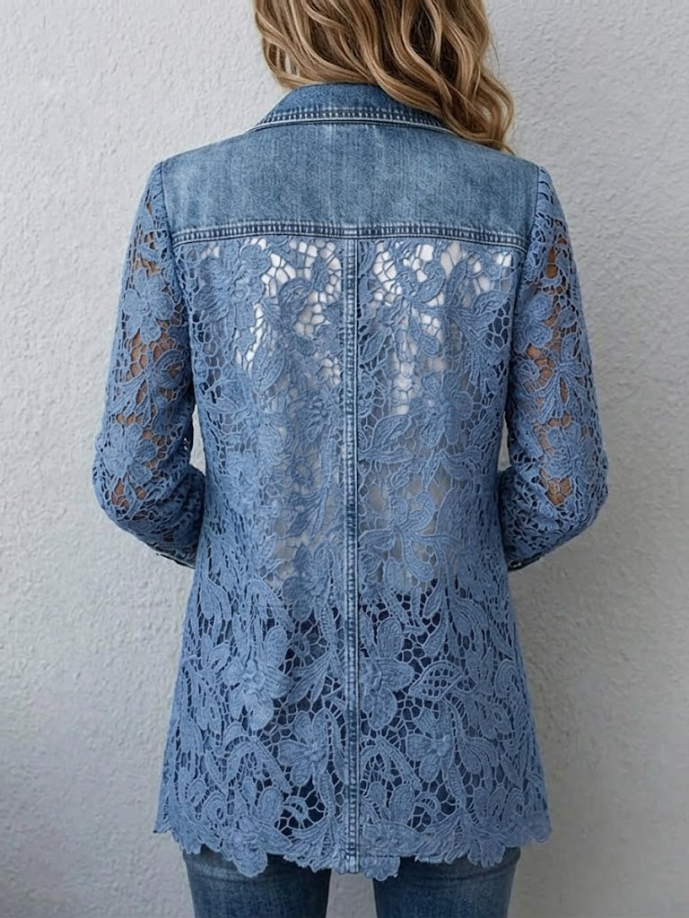 Alicia | Blazer s květinovou krajkou