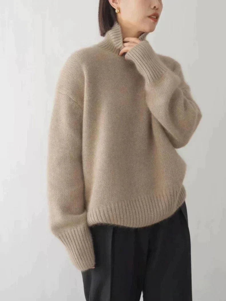 Dámský Oversized Rolák z Měkké Pleteniny
